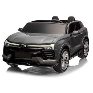 Kids Ride On Car 24V 2-Seater SUV Licensed Chevrolet Blazer Battery-Powered Electric Vehicle w/Parent Remote Control | Black