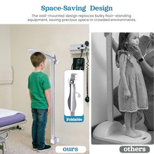 Load image into Gallery viewer, Wall Wall Mounted Height Measuring Rod – Portable Stadiometer 10–225 cm / 3.9–88.6 in – Height Measurement Tool for Kids &amp; Adults – Ideal for Home, Office, Nurse Station
