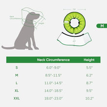 Load image into Gallery viewer, Sponge Dog Cone Collar, Dog Donut Collar After Surgery with Clear Shield, Adjustable Soft Cone for Dogs to Stop Licking-Comfy Cone for Large Medium Small Dogs (Kiwi,M)
