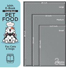 Load image into Gallery viewer, Dog Food Mat - 28x18 Raised Edges Dogs Mat for Food and Water Prevent Spill, Waterproof Cat Food Mats Protect Floors, Easy Clean Dog Bowl Mats for Food and Water, Silicone Pet Feeding Placemats
