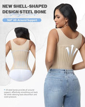 Load image into Gallery viewer, SHAPSHE Waist Trainer for Women Tummy Control Workout Waist Cincher Corset -Tan Medium
