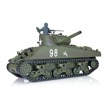 Load image into Gallery viewer, Heng Long US in Stock, RC Tank 2.4G 1/16 Scale 7.0 Plastic Version M4A3 Sherman Smoking Unit Battle Tank
