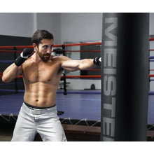 Load image into Gallery viewer, Meister 100lb Filled Heavy Bag for Boxing, MMA &amp; Muay Thai - 60" Professional Kicking &amp; Punching Bag - Black
