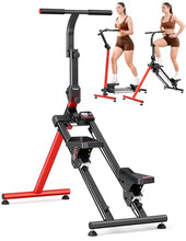 Load image into Gallery viewer, YOLEO Adjustable Resistance Stair Steppers for Exercise at Home, Folding Cardio Stairmaster with 3 Workout Modes

