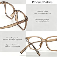 Load image into Gallery viewer, DOERAYMI Blue Light Glasses,Unisex Ultra-Light,90% Blocking+UV400,Anti-Glare HD Lenses,Reader Glasses Fit Multi-Scenarios.
