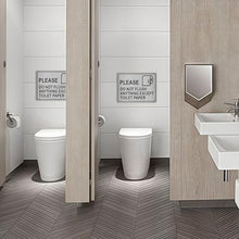 Load image into Gallery viewer, Do Not Flush Sign for Bathroom, Do Not Flush Anything Sign Stickers
