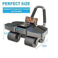 Load image into Gallery viewer, Ab Roller Home Gym Equipment – 4 Wheels Ab Wheel Muscle Roller with Built-in Tracker Ideal Exercise Equipment for Home
