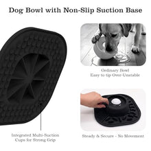 Load image into Gallery viewer, JOJDZD Dog Lick Bowl with Interactive Rolling Ball &amp; Slow Feeder, Black
