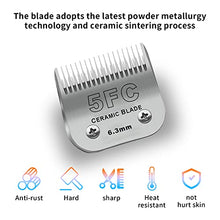 Load image into Gallery viewer, 5FC Dog Grooming Ceramic Blades,Compatible with Andis,Oster A5,Wahl KM10
