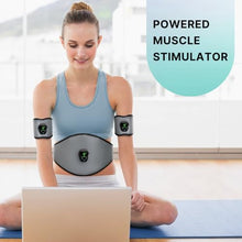 Load image into Gallery viewer, NEWPINE Fitness Belt, Powered Muscle Stimulator for Home Use, for Muscle Conditioning Grey
