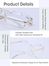 Load image into Gallery viewer, DOERAYMI Blue Light Glasses For Woman, Computer Glasses Blue Light Glasses Men Premium Lenses For Daily Screen Use - Work &amp; Gaming.
