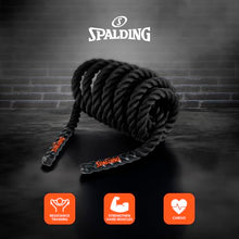 Load image into Gallery viewer, Spalding - Battle Rope for Strength &amp; Conditioning, 22 ft Heavy Duty Training Rope for Cardio, Endurance &amp; Full Body Workout, Durable Fitness
