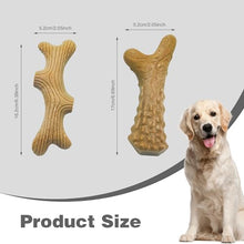 Load image into Gallery viewer, CARELAX Durable Dog Chew Toys for Aggressive Chewers - Real Bacon Flavor, Indestructible 2-Pack for Large Dogs, Medium &amp; X-Large Options Available， Size-2
