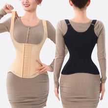 Load image into Gallery viewer, MISTHIN Waist Trainer for Women Corset Shapewear Tummy Control Vest (Black -Medium)
