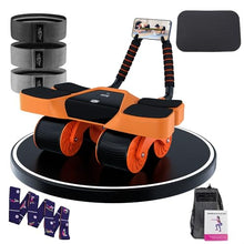 Load image into Gallery viewer, 2025 New 4-Wheel Abdominal Roller with Elbow Support, Latest Upgraded High-Performance Exercise Machine With Automatic Rebound, Multi- layered Anti-Slip Design with Built-in Workout Tracker
