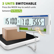 Load image into Gallery viewer, SASVY Medical Scale 660lb/300kg Wrestling Physician Scale for Body Weight Anti-Slip Platform for Home Office Hospital lb/lb:oz/kg
