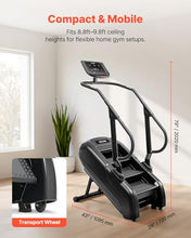 Load image into Gallery viewer, VEVOR Stair Stepper Machine, LED Screen Continuous Climbing Machines, Max Load 330 Lbs Stepping Climber for Home, 15 Speed Levels 28-168 Steps/Minute Stepmill Exercise for Cardio Lower Body
