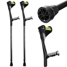 Load image into Gallery viewer, Lvyeyung Forearm Crutches for Adults, Upgraded Heightened , 10-Level Adjustable Height, Aluminum Crutches for Walking
