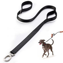 Load image into Gallery viewer, Heavy Duty Dog Leash with Easy Lock Metal Clip, Reflective, Padded Handle - Durable 4ft 8ft Walking Training Leash for Large, Medium, Small Dogs, Jogging, Hiking, and Outdoor Use (Black, 4 FT)

