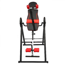Load image into Gallery viewer, Fujsnmu Inversion Table, 330LBS Heavy Duty Adjustable Foldable Frame with Extended Ankle Lock, Back Pain Relief Kit for Home Gym, Office &amp; Physical Therapy
