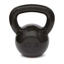 Load image into Gallery viewer, Amazon Basics Cast Iron Kettlebell for Strength Training, Wide Handle, 40 Pounds, Black
