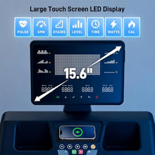 Load image into Gallery viewer, ERGOLIFE Stair Stepper Machine for Home Gym, Stair Climber with 25 Resistance Levels, 660 lbs Capacity, 7-Level Safety System, Natural Floating Step, Quiet Cardio Workout Machine with LED Touchscreen
