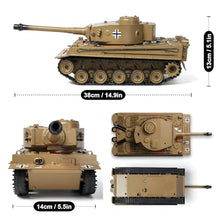 Load image into Gallery viewer, RC Tank that Shoots Water Bullets, 1:22 Tiger Remote Control Tank with Infrared Battle System
