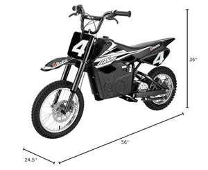 Razor MX650 Electric Dirt Bike, Black (2 Pack)