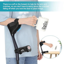 Load image into Gallery viewer, Crutches for Adults, Crutches for Walking, Have Adjustable Forearm Crutch Pads, Folding Forearm Crutches
