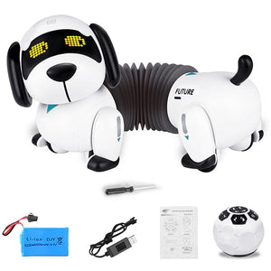 RC Robotic Interactive Intelligent Walking Dancing Doggy Programmable Electronic Pet Toy with Music