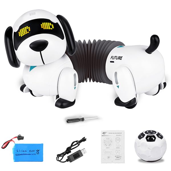 RC Robotic Interactive Intelligent Walking Dancing Doggy Programmable Electronic Pet Toy with Music
