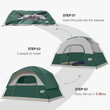 Load image into Gallery viewer, CAMPROS CP Tents for Camping 2/4/6 Person, Waterproof Windproof Dome Tent
