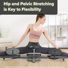 Load image into Gallery viewer, Hip Stretching Machine by Flex Bench – Improve Flexibility,Mobility and Reduce Hip Pain, Leg Stretcher - Flexibility for Yoga,Dance and Gymnastics Thighs,Glutes, Upgraded Model - New Adjustable Seat.
