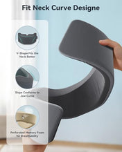 Load image into Gallery viewer, BETOVIN Neck Brace for Sleeping, for Relief Neck Pain and Provide Support Soft Cervical Collar, Neck Support Keep Vertebrae Stable &amp; Aligned Relief of Cervical Spine Pressure Gray (Large Size)
