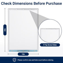 Load image into Gallery viewer, Super Large Dog Door Replacement Flaps 15" x 20", Compatible with Ideal Pet Products, Clear Flexible Replacement Flap, Dog Door Flap for Easy Installation
