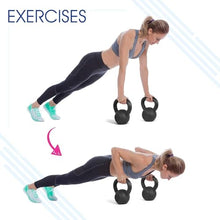 Load image into Gallery viewer, Yes4All 20lb Kettlebell Set of 2 Cast Iron for Dumbbell Weights Exercises
