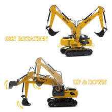 Load image into Gallery viewer, 1:24 RC Semi-Trailer Engineering Tractor With Sound and Lights, Construction Vehicles for Boys
