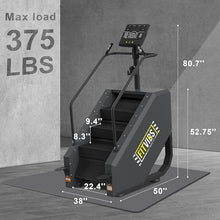 Load image into Gallery viewer, Fitvids Stair Stepper Machine, Commercial Grade Stair Climber with 15 Resistance Levels, Continuous Stair Stepping Machine for Cardio and Lower Body Workouts, LED Screen, Exercise Machine for Home Gym

