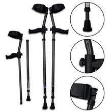 Load image into Gallery viewer, in-Motion Forearm Crutches | Spring Assist Crutches for Adults | Walking Crutch with Ergonomic Handles |
