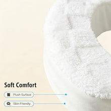 Load image into Gallery viewer, XYRONICA Toilet Seat Riser Cushion, 3 Inch Padded Toilet Seat Cushion for Seniors, High-Density Foam with Velcro Fastening, Stable &amp; Non-Slip, Fits Standard &amp; Elongated Toilets
