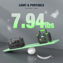 Load image into Gallery viewer, GRECELL 330W Portable Power Station 288.6Wh Solar Generator
