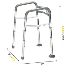 Load image into Gallery viewer, Medical king Toilet Safety Rail - Adjustable Detachable Toilet Safety Frame with Handles Heavy-Duty Toilet Safety Rails Stand Alone - Toilet Safety Rails for Elderly, Handicapped - Fits Most Toilets
