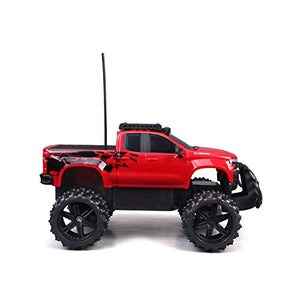 R/C 1:16 Scale 2.4 GHz Off Road 2019 Chevrolet Silverado, Red