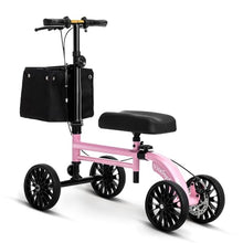 Load image into Gallery viewer, VitaSophy Knee Scooter with Disc Brake, Steerable Knee Walker for Adults,Foldable Rover Scooter for Broken Foot Injured Leg Crutch
