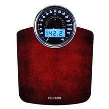 Load image into Gallery viewer, EILISON Highly Advance 2-in-1 Digital &amp; Analog Weighing Scale for Body Weight-400lbs, 4 High Precison GX Sensor Accurate, Thick Tempered Glass, Extra Large Display (Red)
