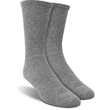 Load image into Gallery viewer, Doctor's Choice Diabetic Socks for Women, Non Binding Extra Wide Crew, Seamless Toe, Loose Fit, Cushioned Support, Neuropathy Relief, Wide Toe Box, Swollen Feet, 4 Pairs 10-13, Large (Light Grey)
