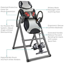 Load image into Gallery viewer, Innova ITM5000A Therapeutic Heat and Shiatsu Massage Inversion Table
