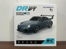 Load image into Gallery viewer, RC Drift Car, 1:24 Remote Control Car for Kids, 20KM/H 4WD High Speed RC Cars with LED Lights, Two Batteries, Extra Drifting Tires
