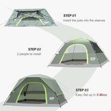 Load image into Gallery viewer, CAMPROS CP Tents for Camping 2/4/6 Person, Waterproof Windproof Dome Tent
