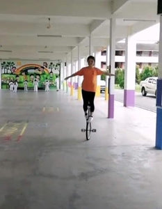 Wheel Unicycles Unicycle for Beginners Kids Adults, One Wheel Bike with Anti-Skid Alloy Rim and Pedal Adjustable Height (24 Inch Wheel)